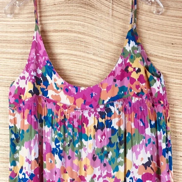 Tuckernuck Meade Midi Multicolor Floral Tank Sleeveless Sundress Size L - Picture 8 of 13